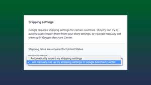 Fix Shopify Google Merchant Center Shipping Errors